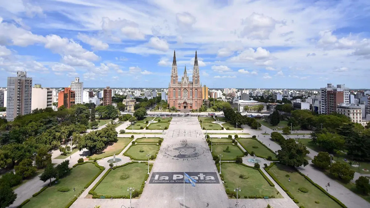 Vista panorámica de La Plata